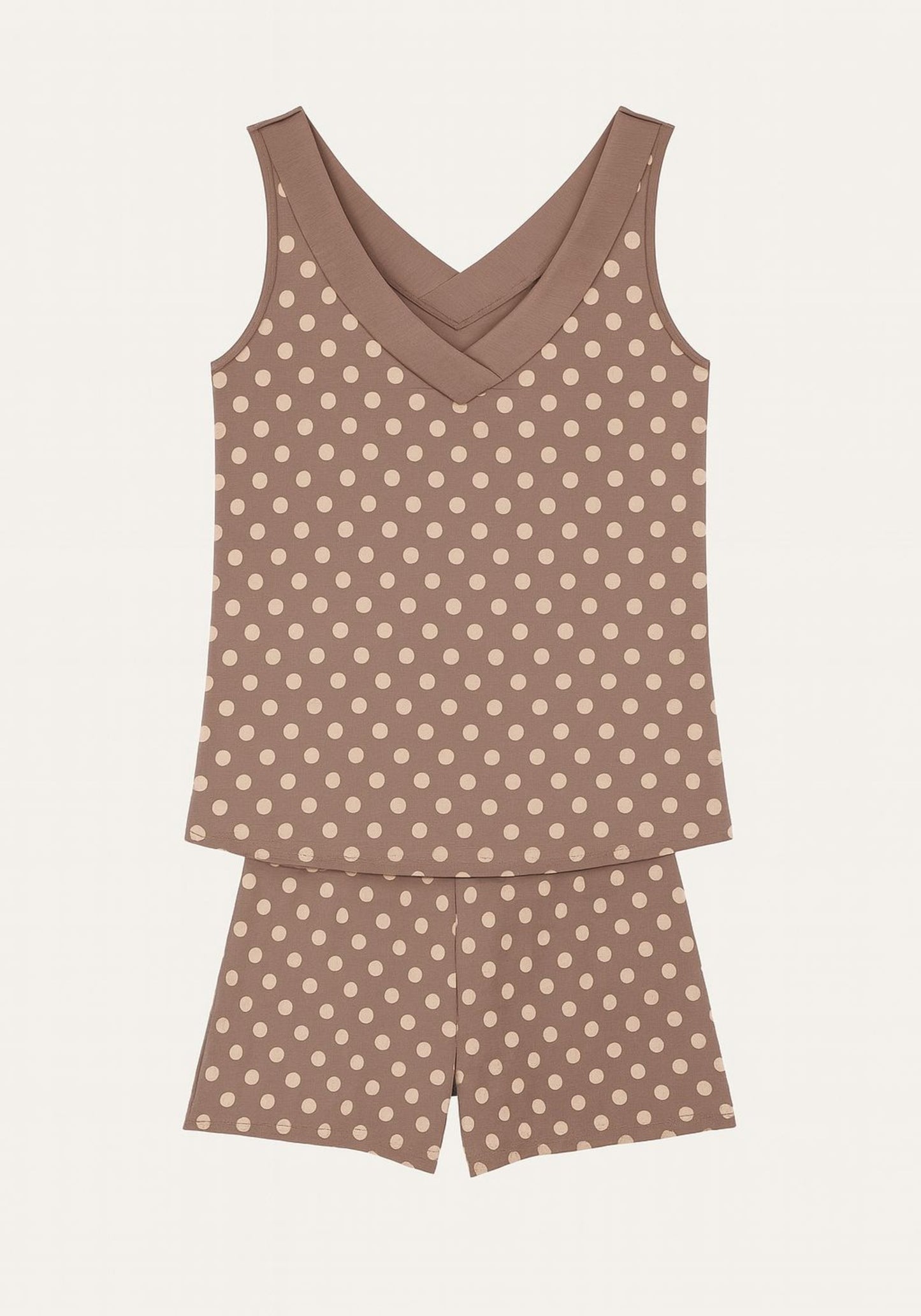 Sleeveless Top With Short Set