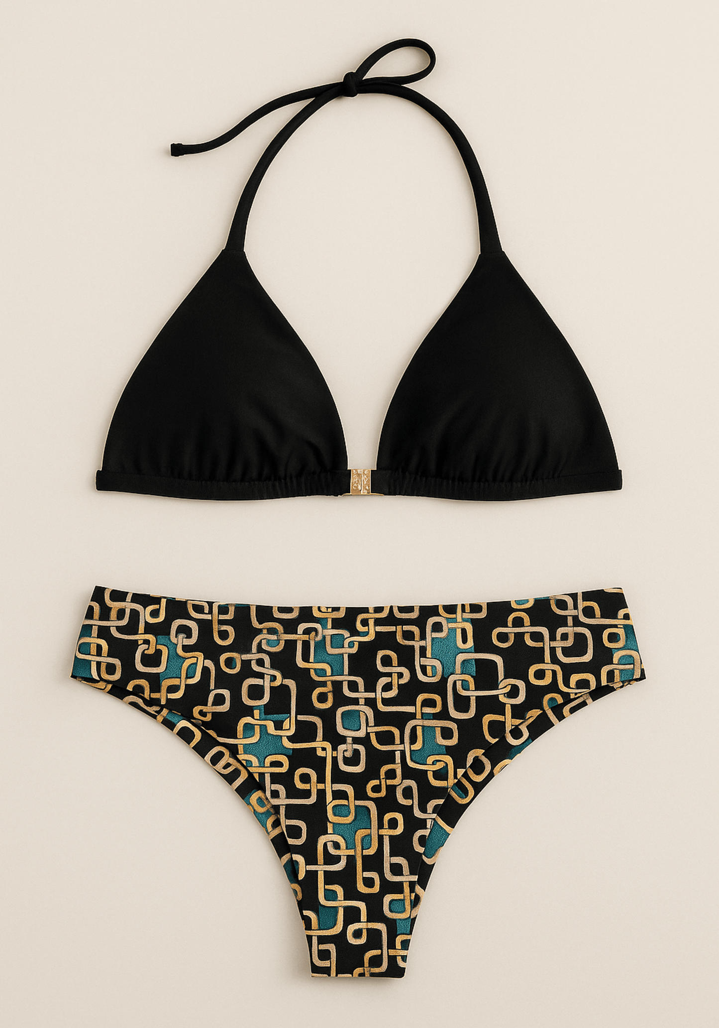 OCC Black Green Swimming Bikini