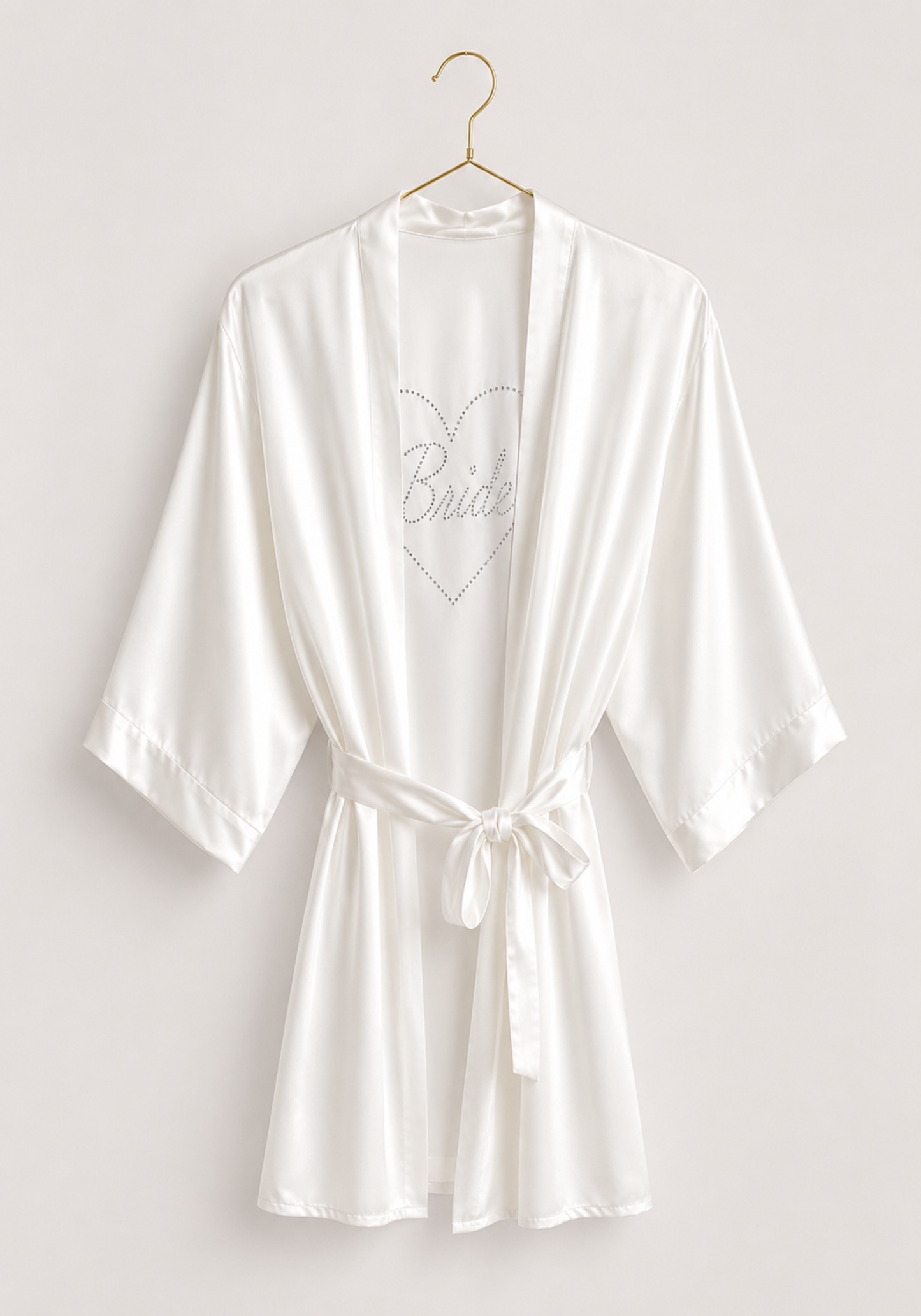 Bridal Satin Short Robe