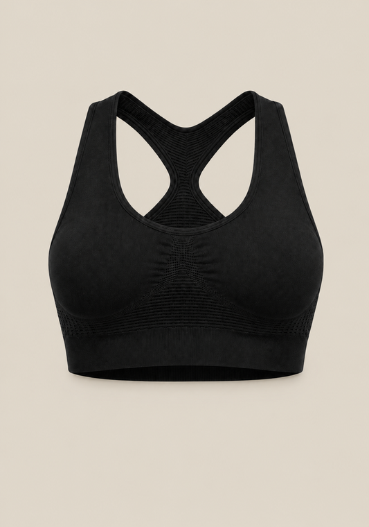 Wide Shoulder Strap Sports Bra Shaper