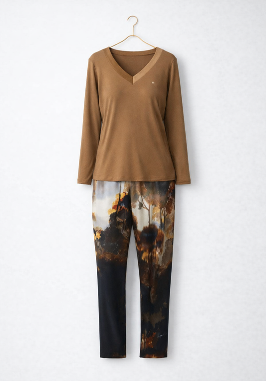 Long Sleeve Pajamas (Vis Els)