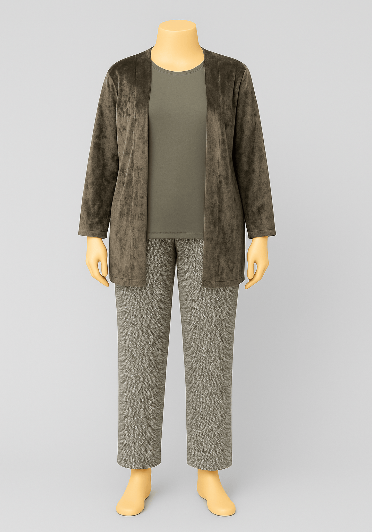 طقم بيجامة مع رداء من 3 قطع من S&L