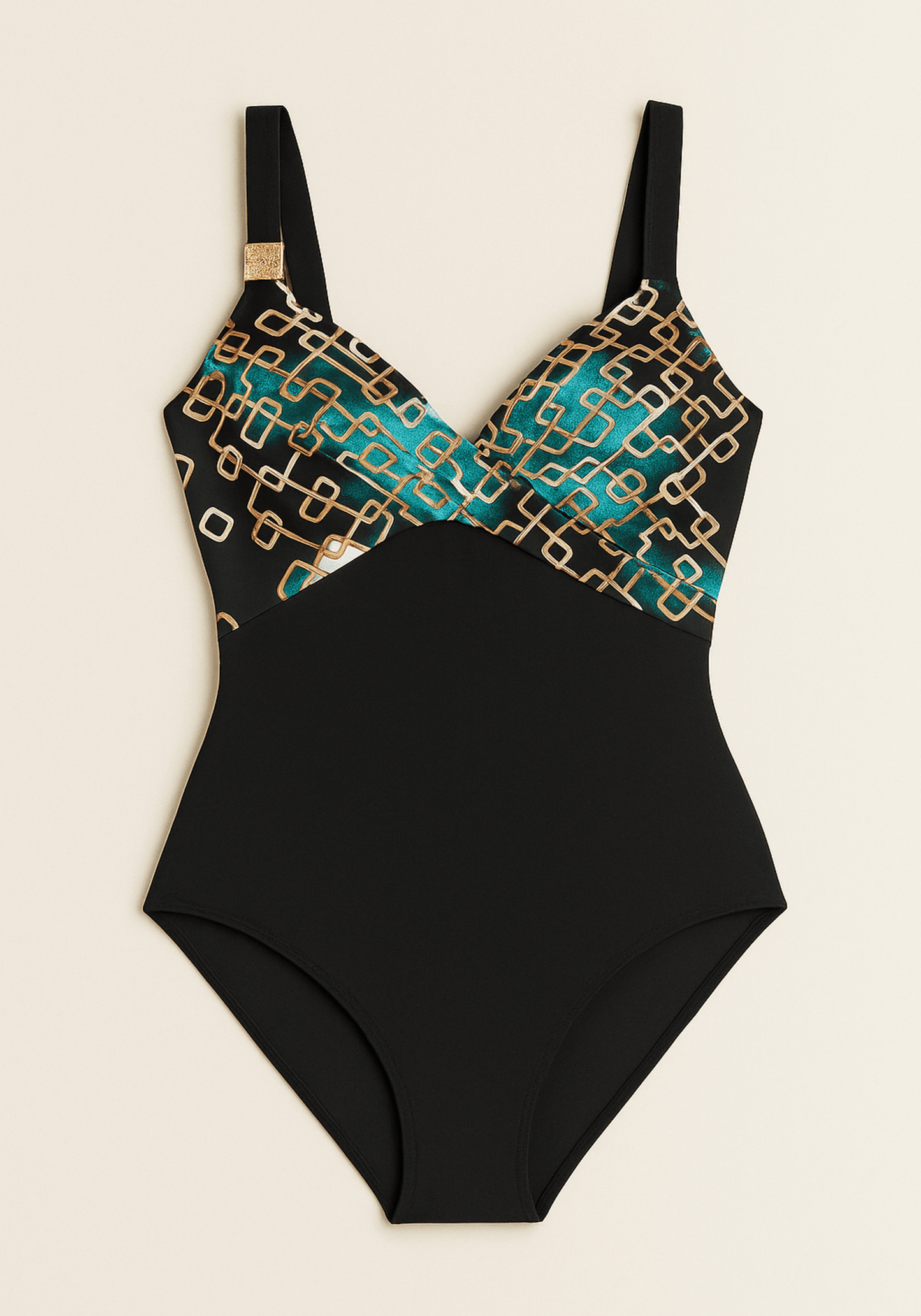 OCC Black Green Swimming Bodysuit
