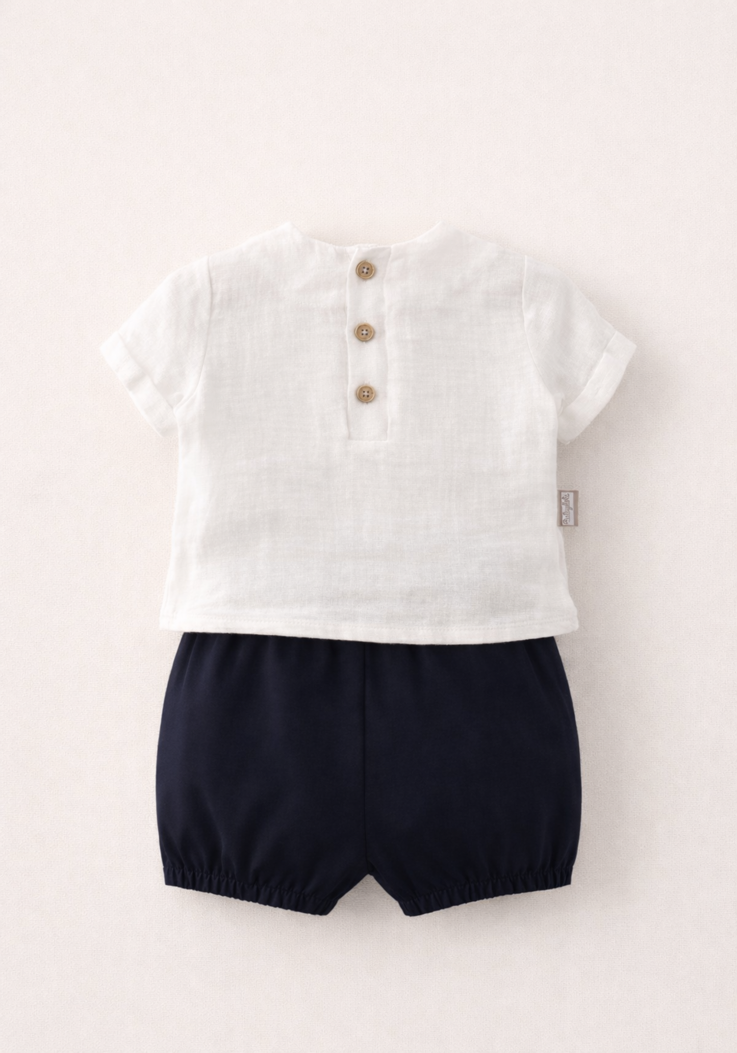 Baby Shorts Set: Short Sleeve Shirt And Shorts