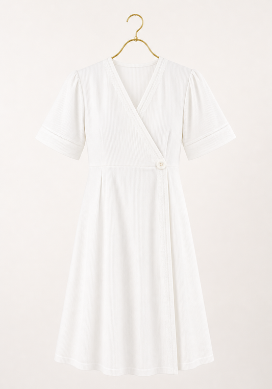 Maternal Robe Set: Short Sleeve Nighty And Short Robe