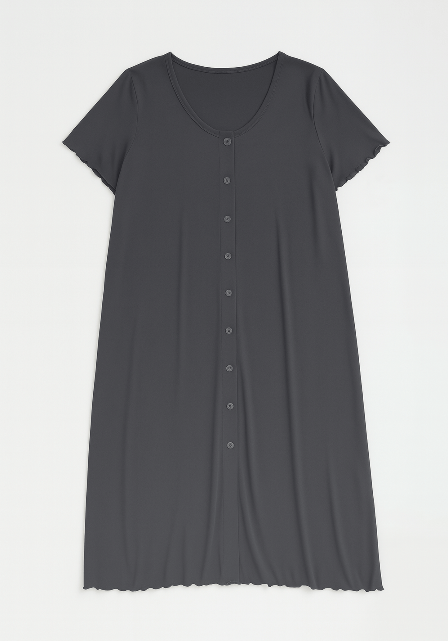 Short Sleeve Button Nighty