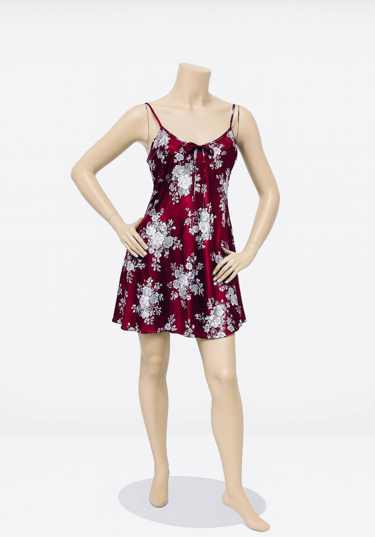 Printed Babydoll Net Back