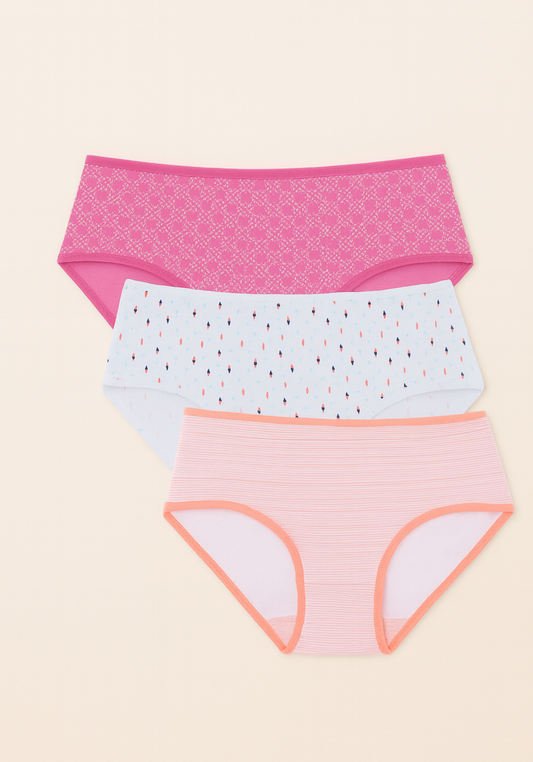 مجموعة UNDR ميدي مطبوعة من 3 قطع