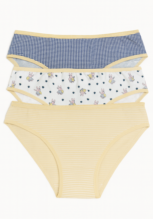 مجموعة بيكيني مطبوعة UNDR مكونة من 3 قطع