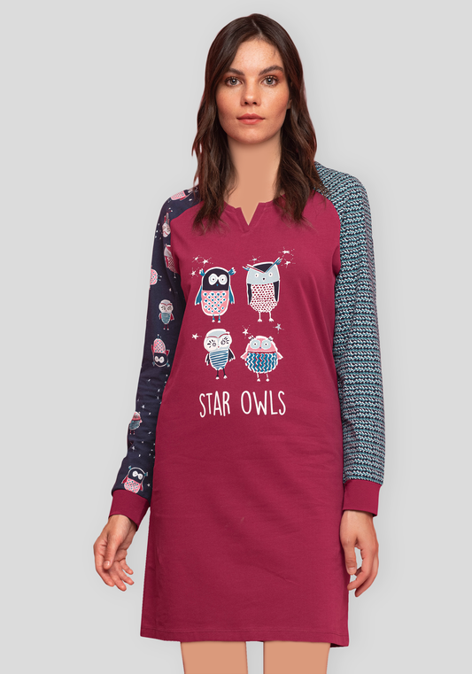 S&L Long Sleeve Nighty