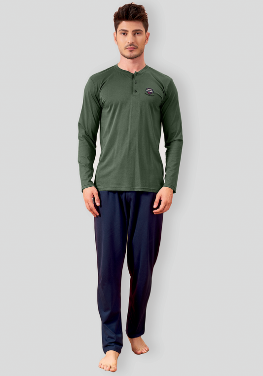 Men Long Sleeve Pajama