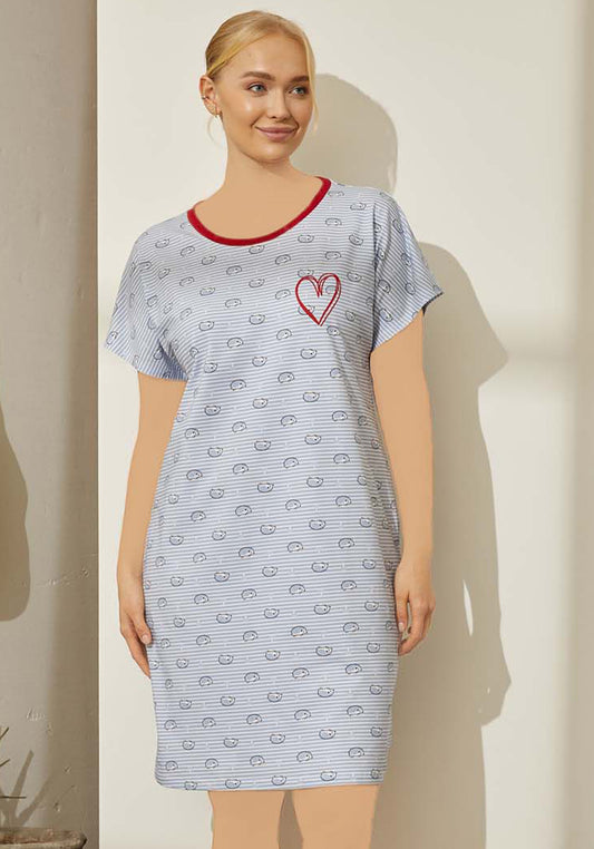 Blue Stripes PLUS Nighty