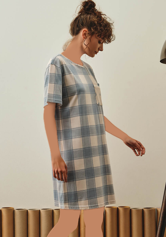 قميص نوم بأكمام قصيرة من S&L