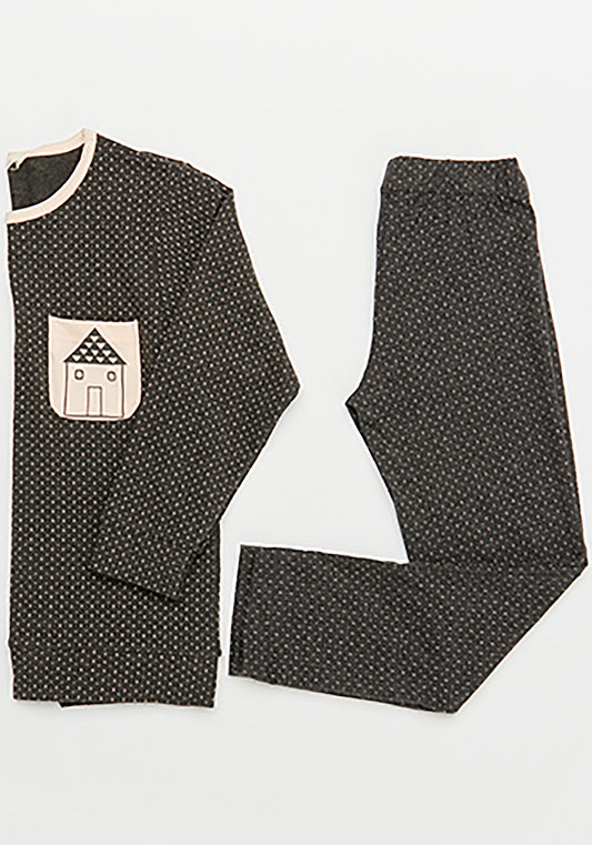 بيجامة BBY للبنات بأكمام طويلة