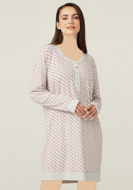 PLUS Long Sleeve Nighty