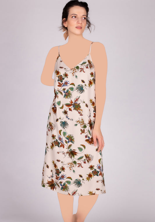 قميص نوم طويل نباتي من S&L