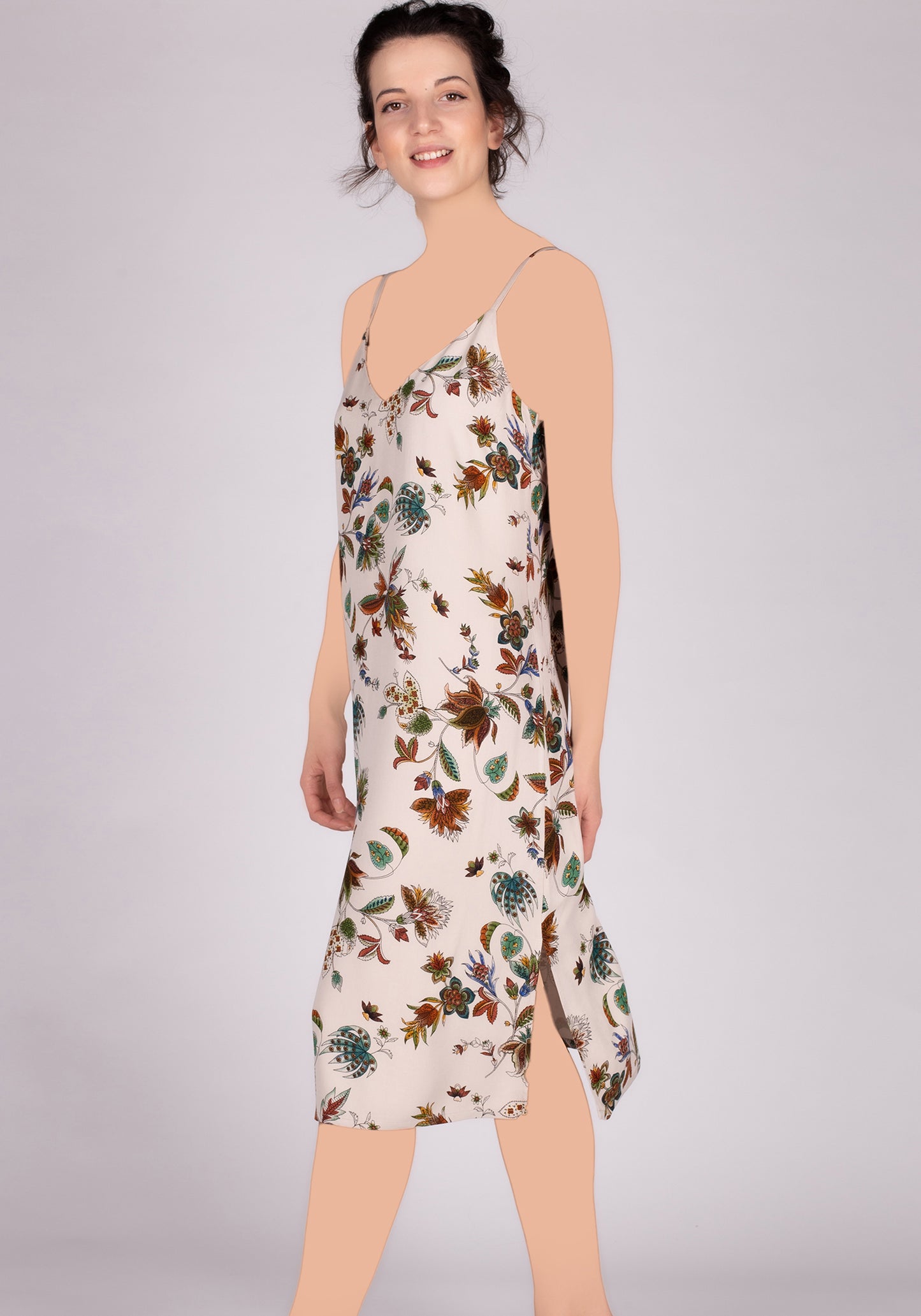 قميص نوم طويل نباتي من S&L