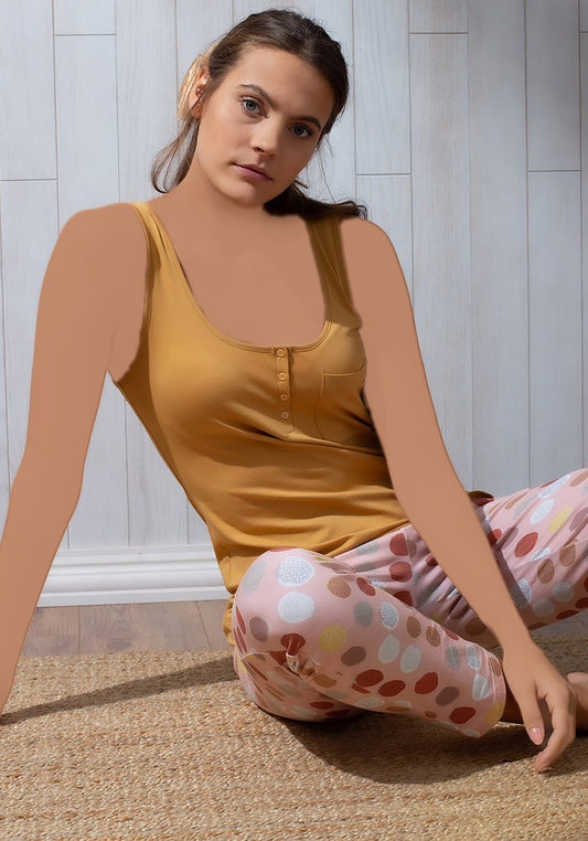 بيجامة بدون أكمام من S&L