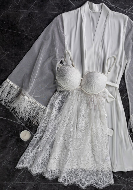 طقم رداء الزفاف من LNGR