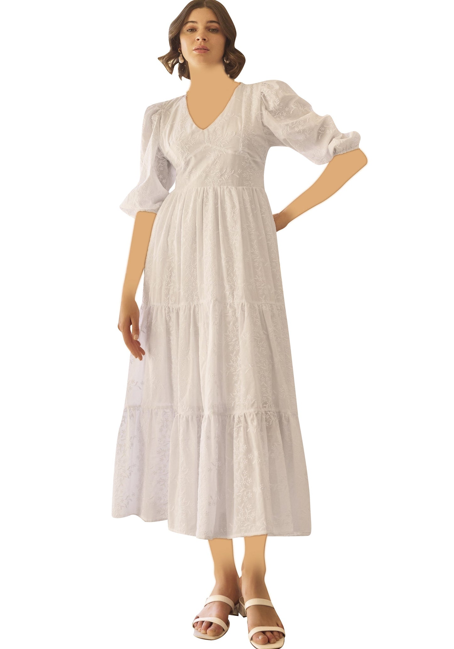 فستان طويل من S&amp;L