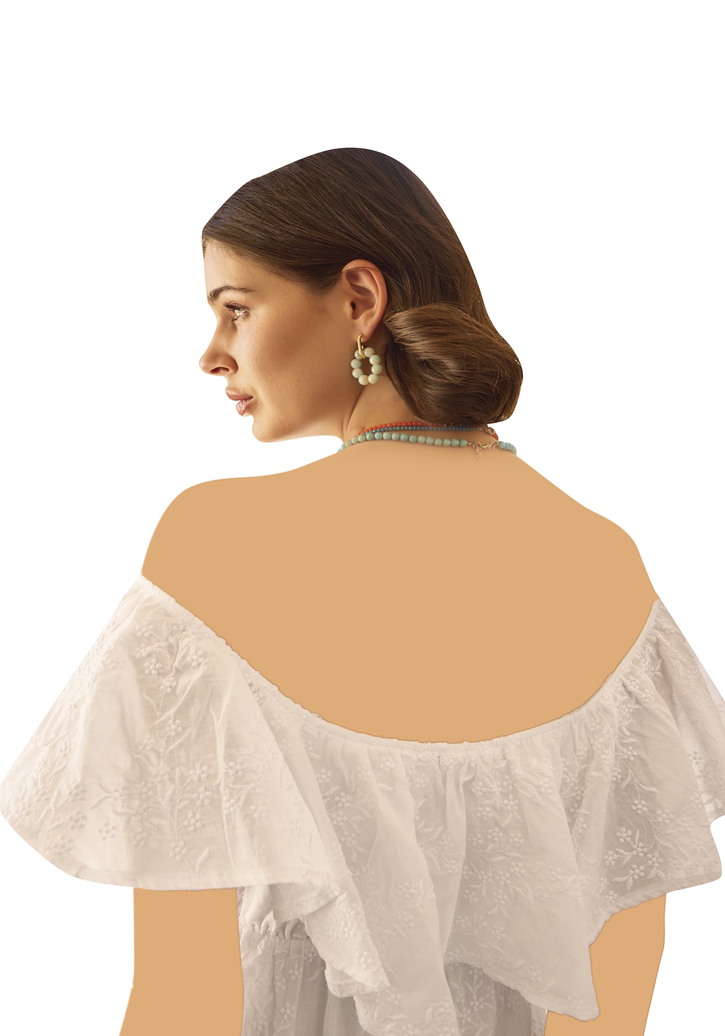 فستان بدون أكتاف من S&amp;L