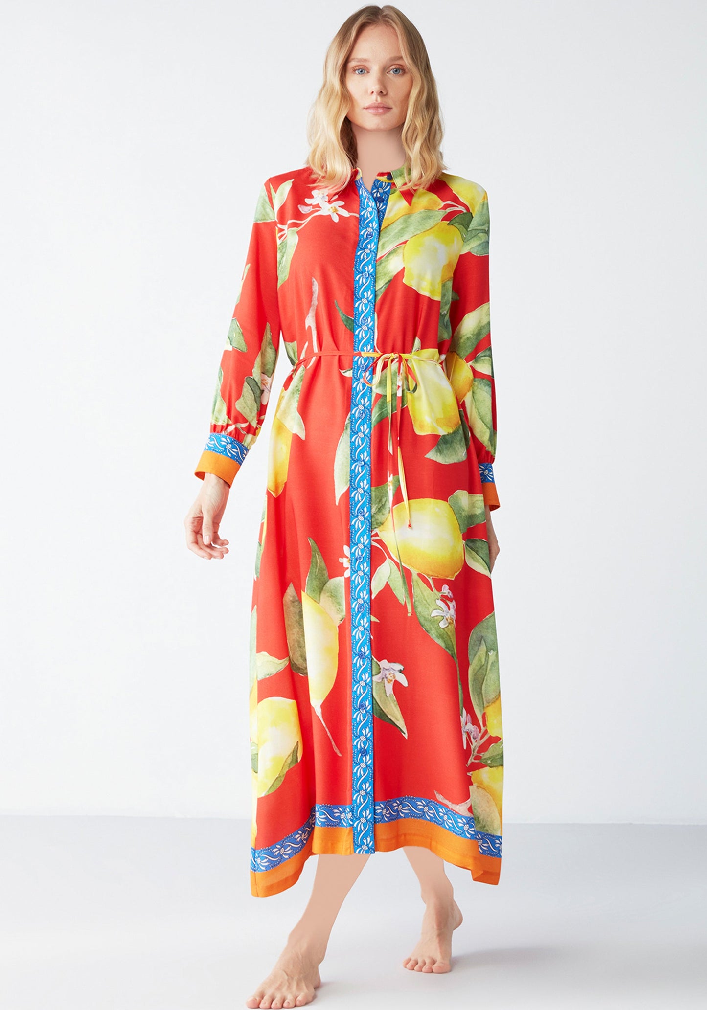 فستان طويل من S&amp;L