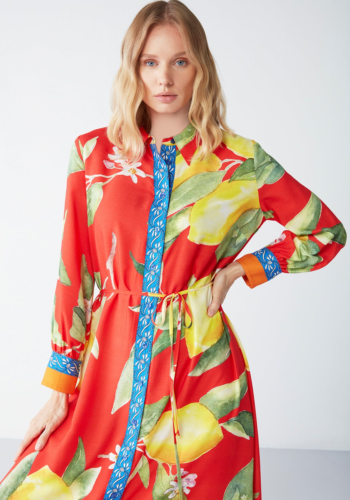 فستان طويل من S&amp;L