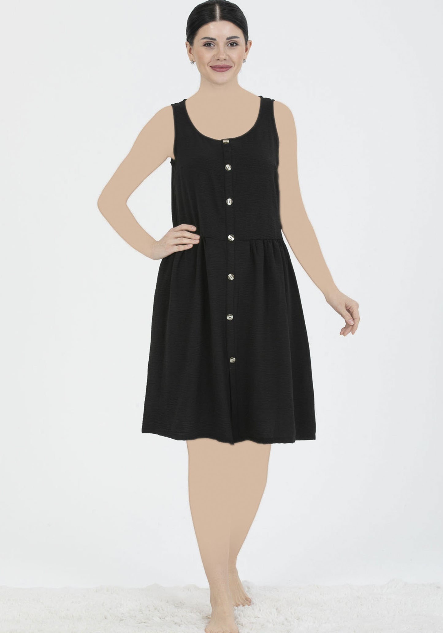 فستان بدون أكمام من S&amp;L