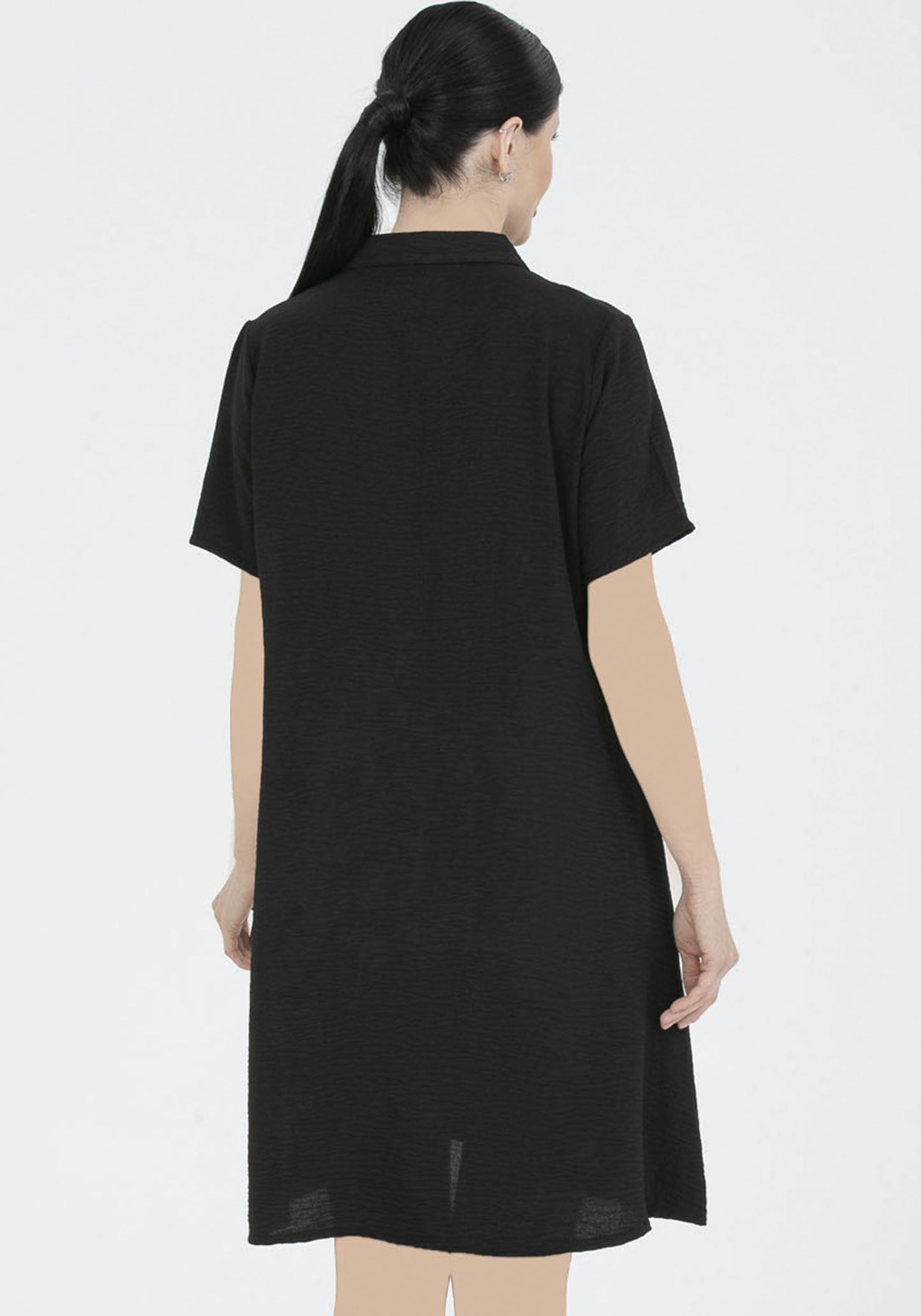 فستان S&amp;L بأكمام قصيرة