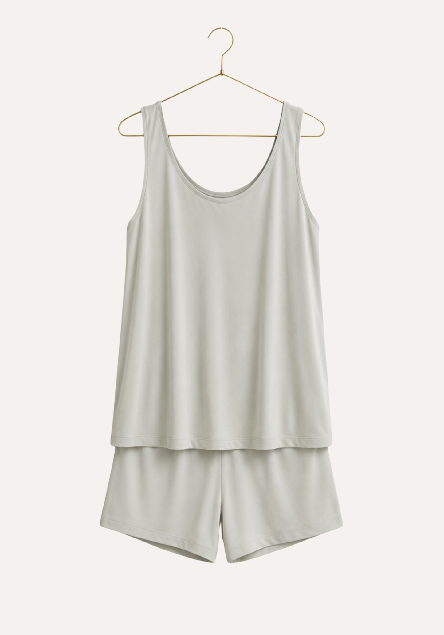 Viscose Lycra Sleeveless Top And Short Set