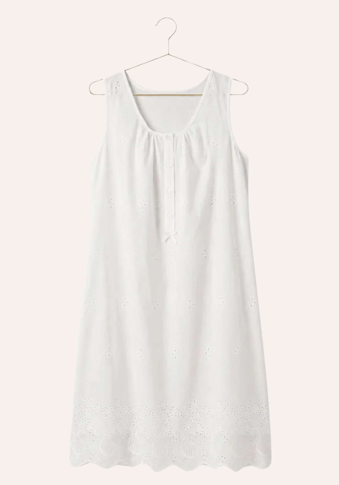 Sleeveless Short Nighty And Short Sleeve Robe Set