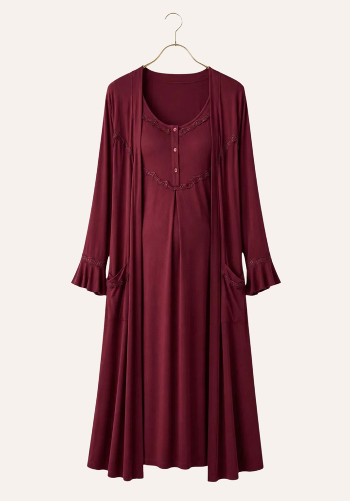 Maternal Long Robe Set
