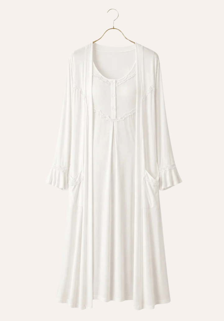 Maternal Long Robe Set