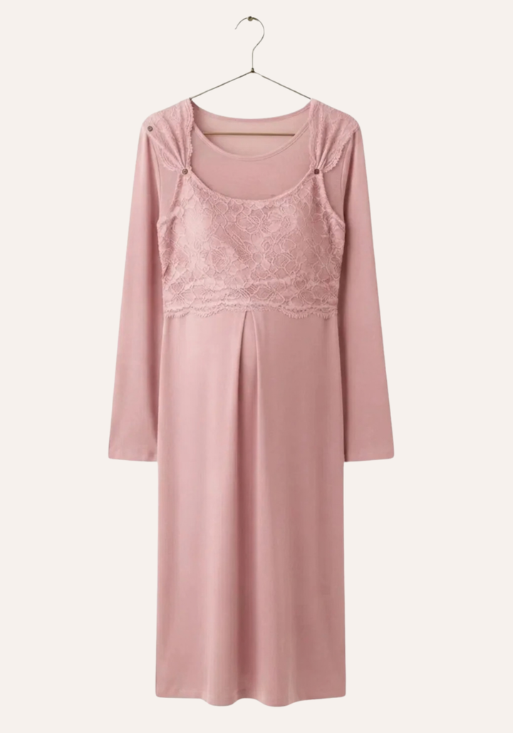 Maternal Long Robe Set