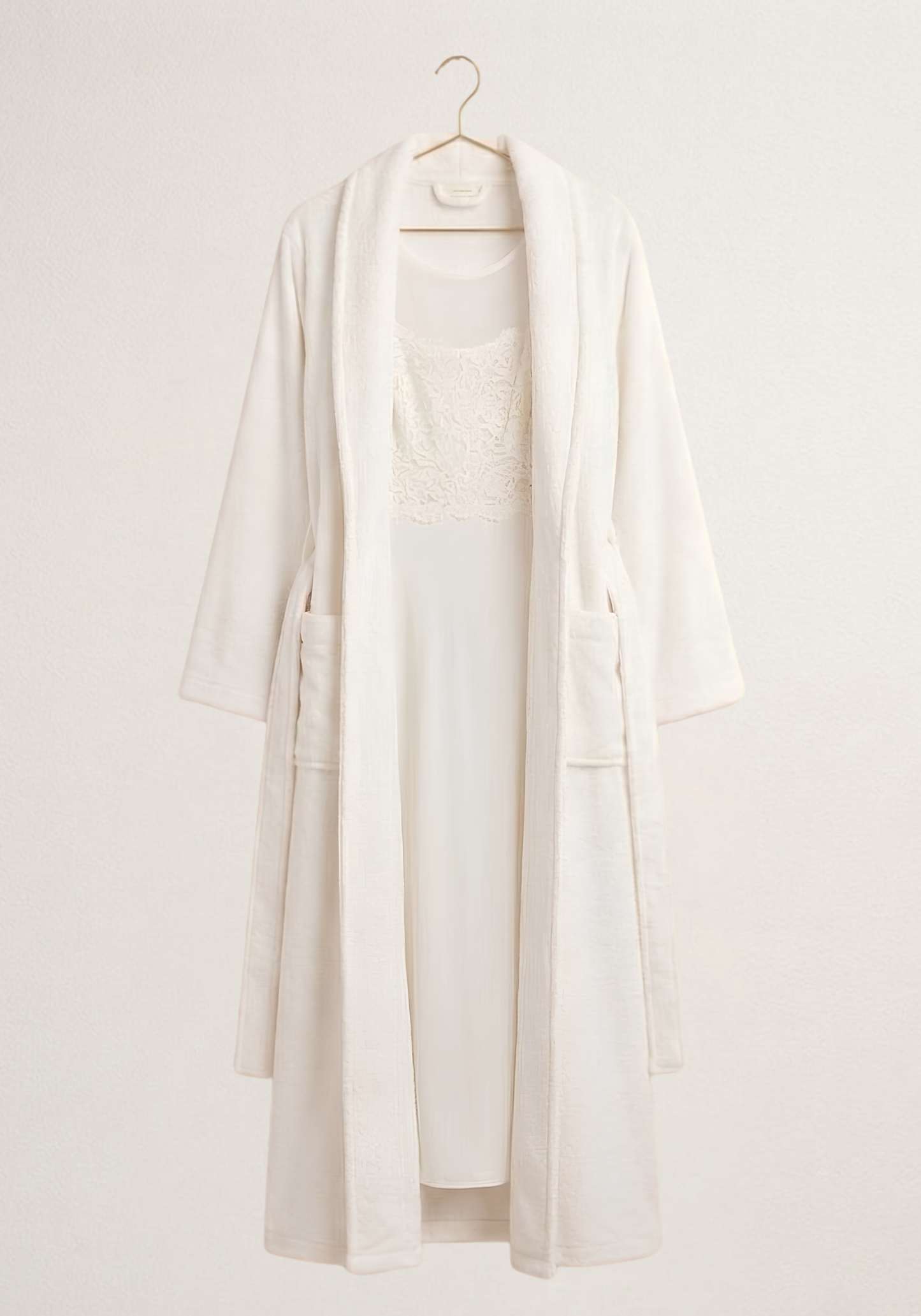 Maternal Long Robe Set