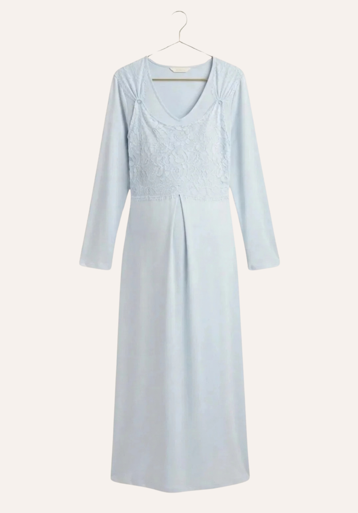 Maternal Long Robe Set
