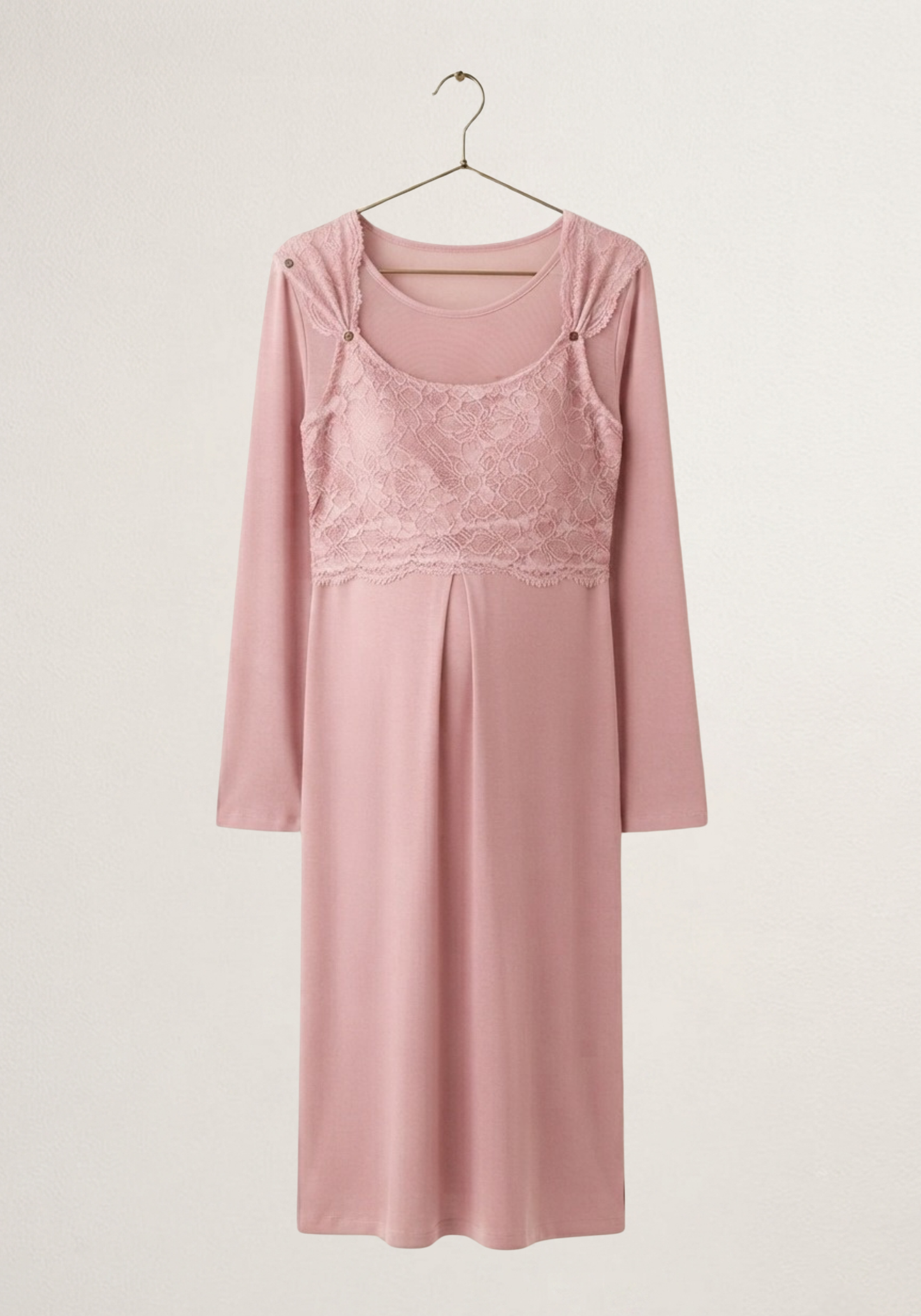 Maternal Long Robe Set