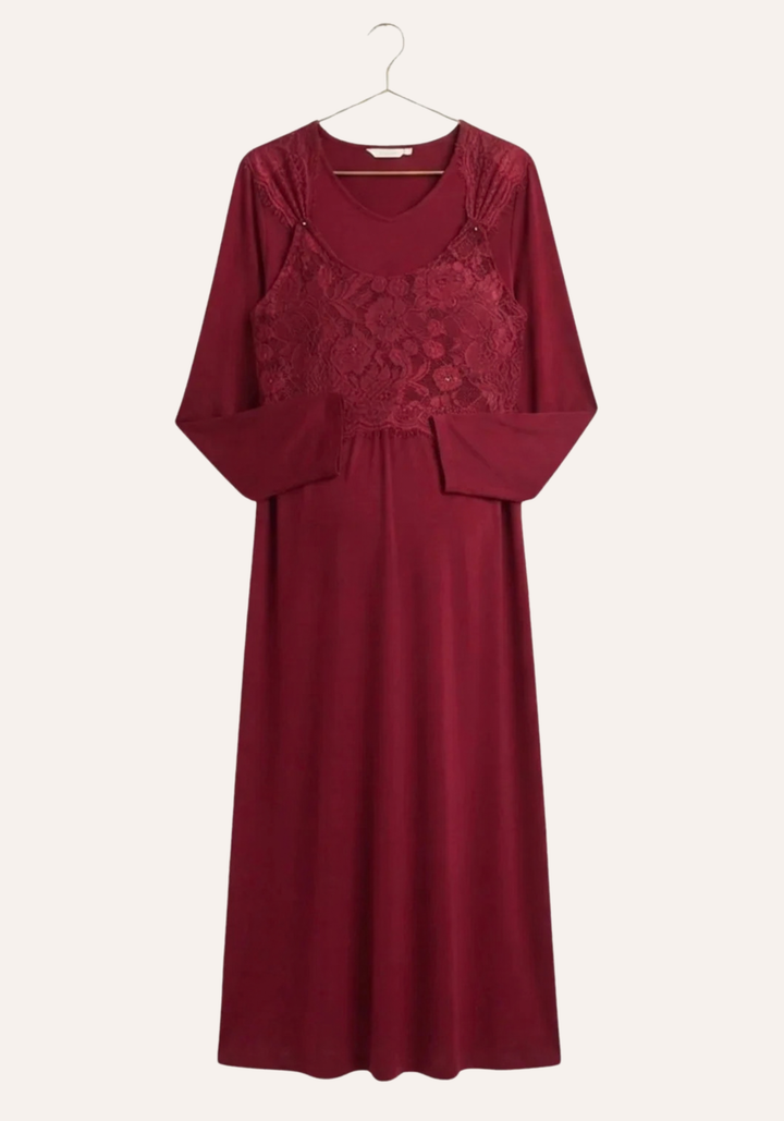 Maternal Long Robe Set