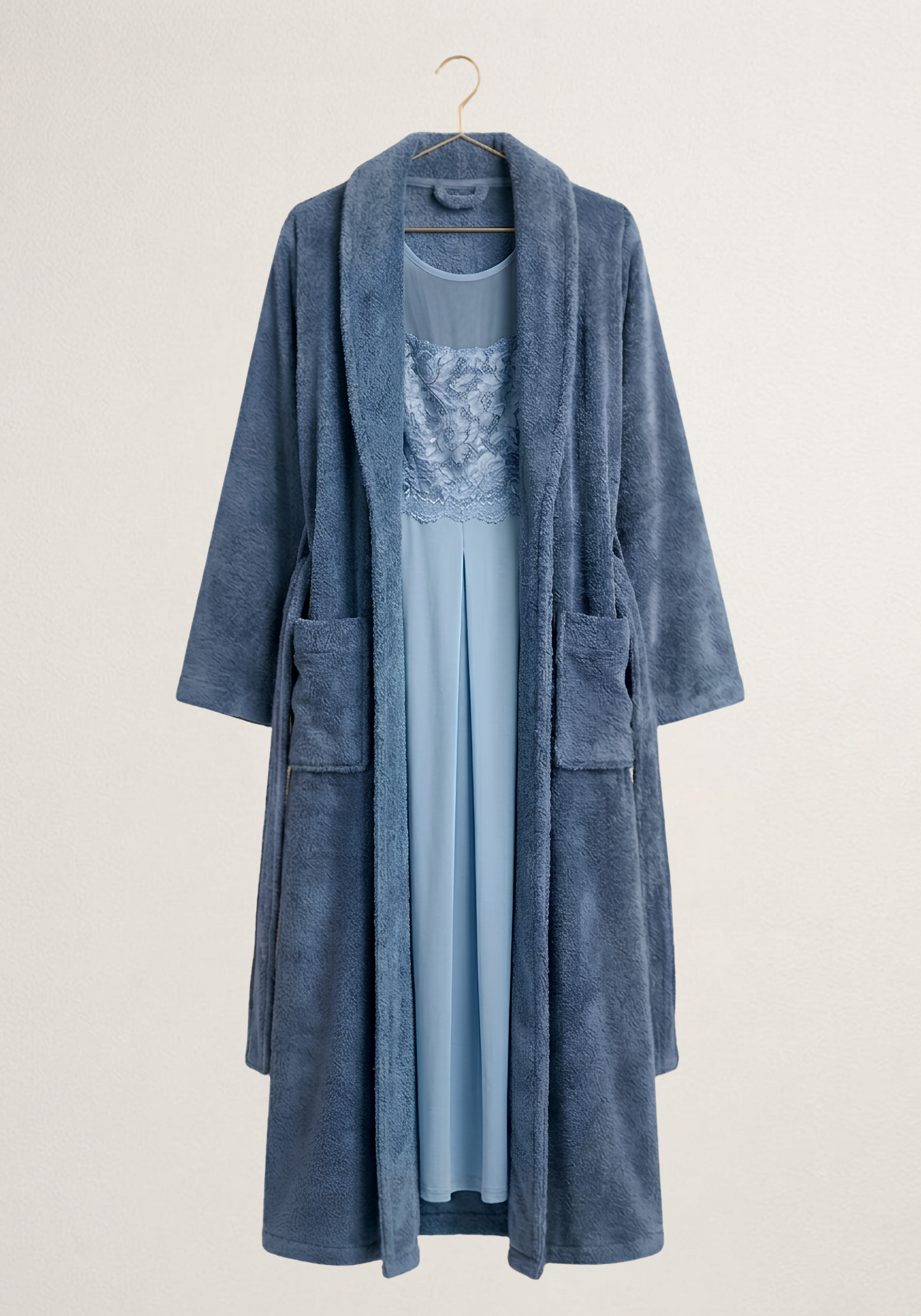 Maternal Long Robe Set