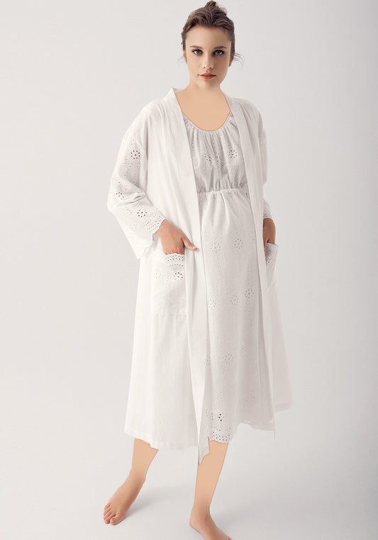 Maternal Cotton Robe Set
