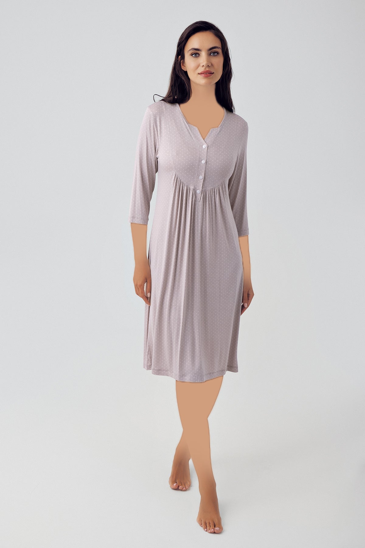 S&L Viscose Lycra Night Gown