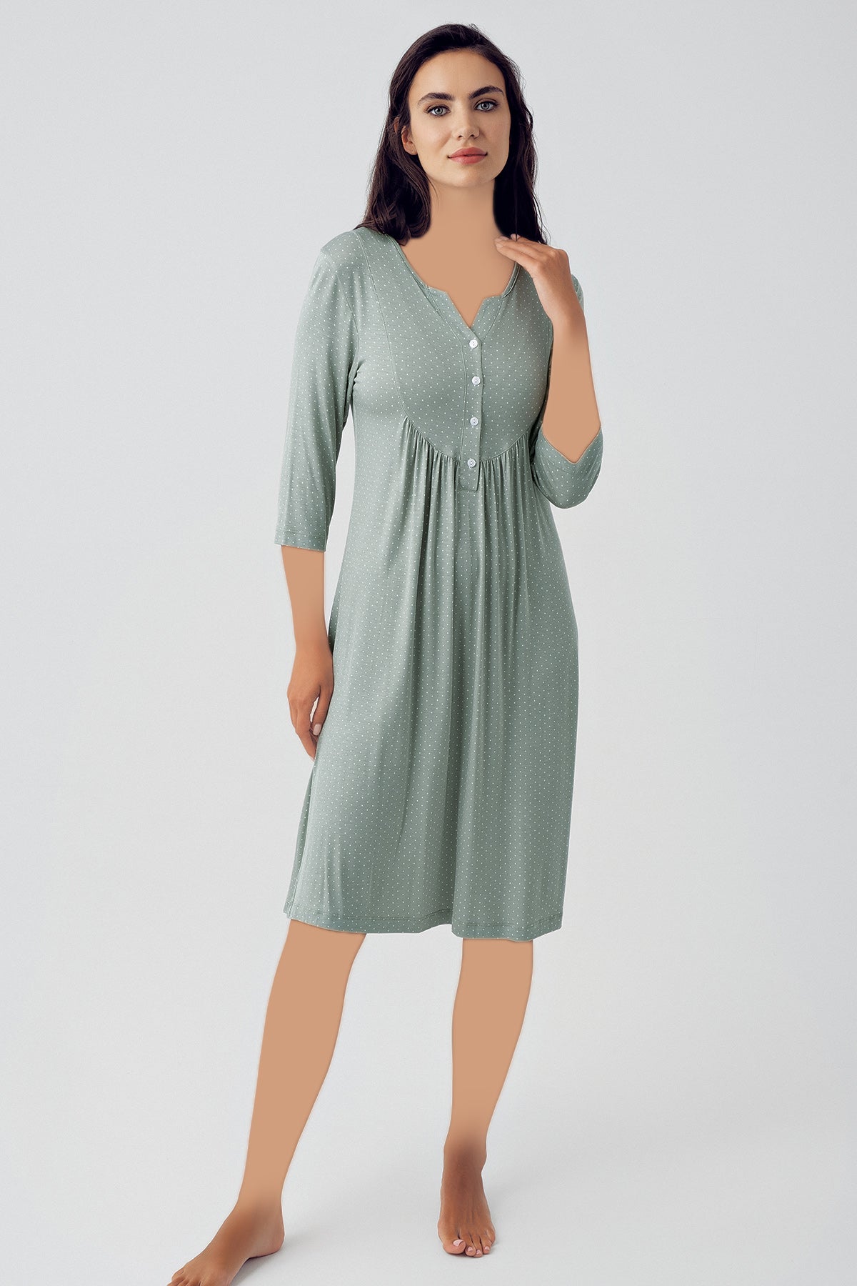 S&L Viscose Lycra Night Gown