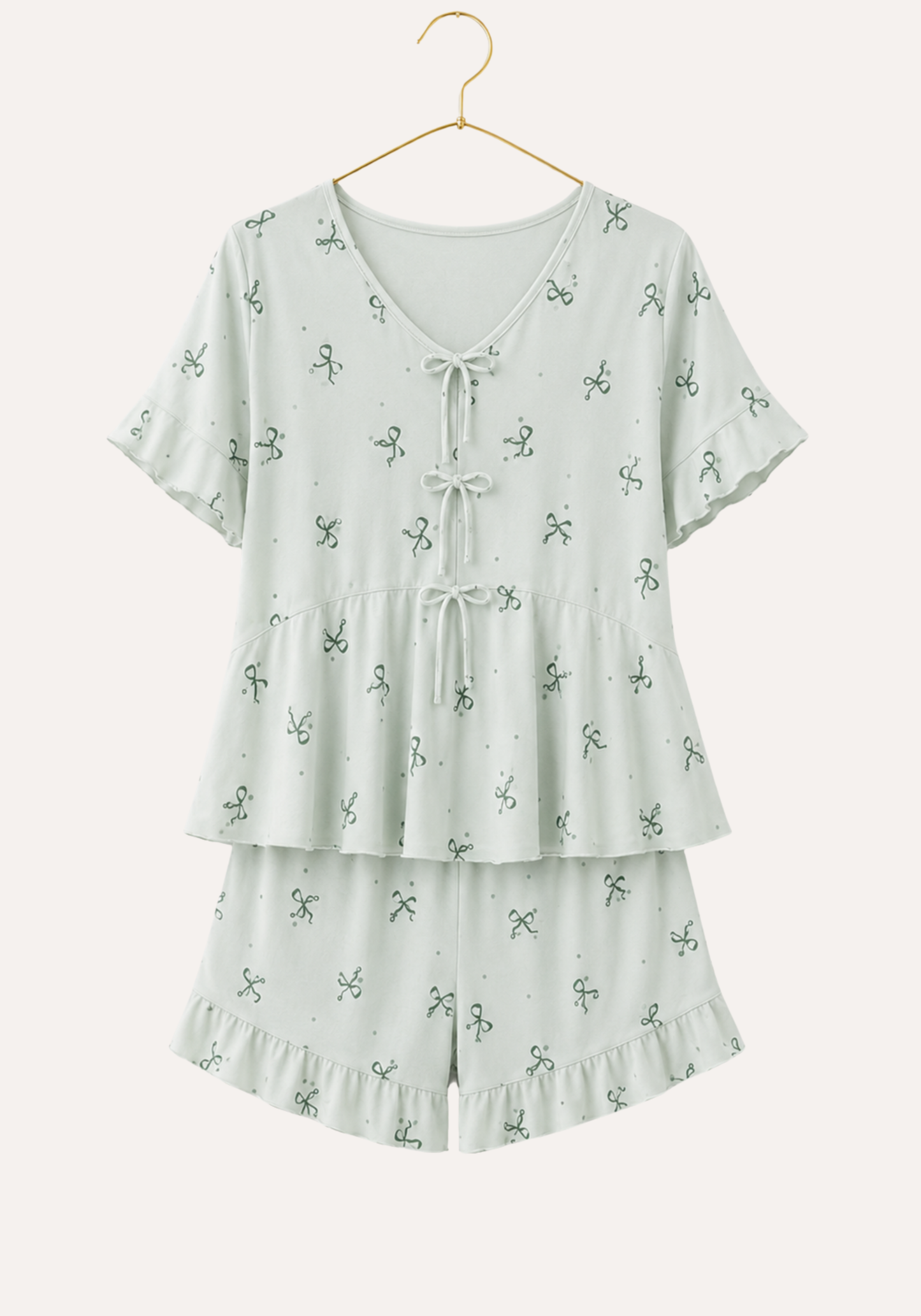 Short Sleeve Top And Short Set