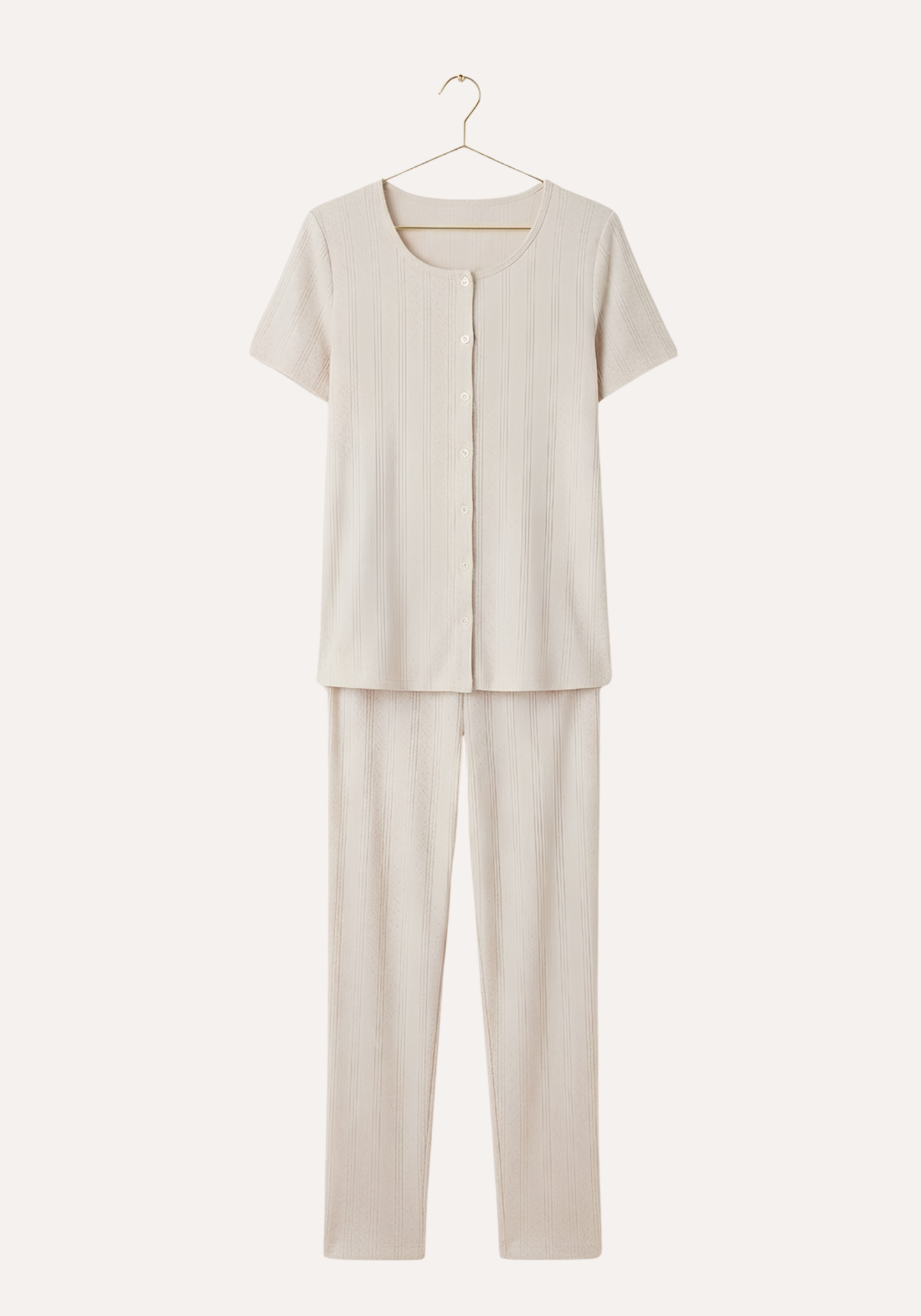 Cotton Button Short Sleeve Pajama