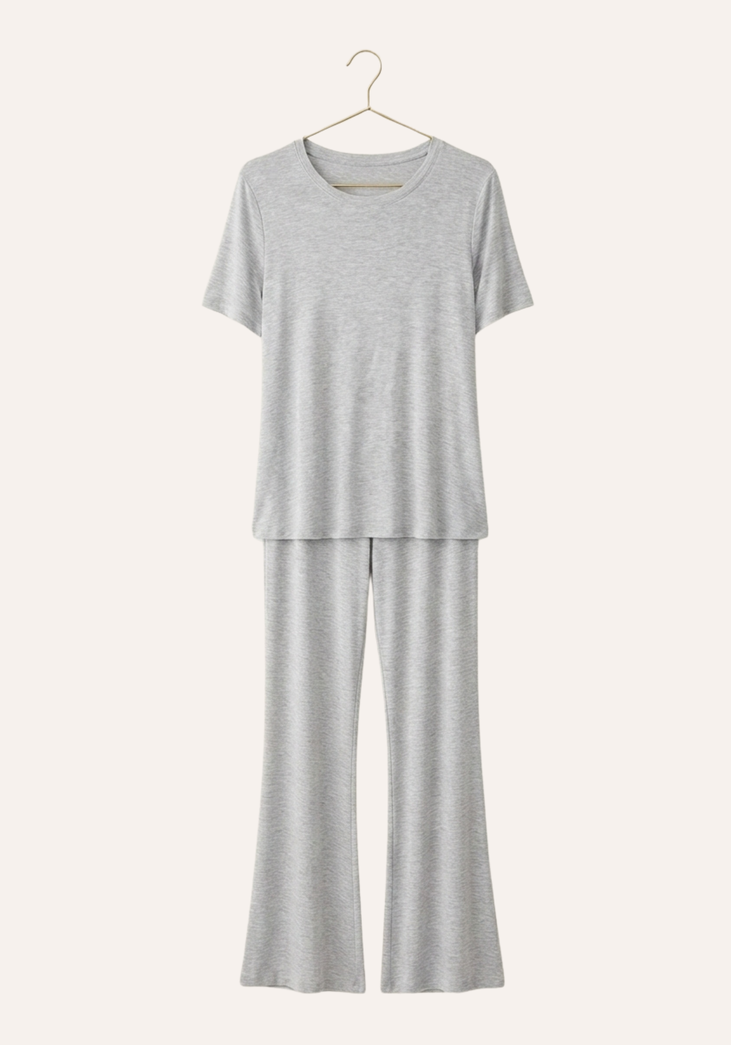 Plain Short Sleeve Pajamas