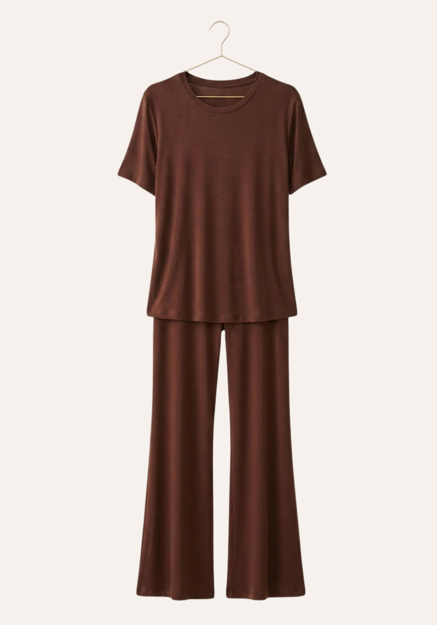 Plain Short Sleeve Pajamas
