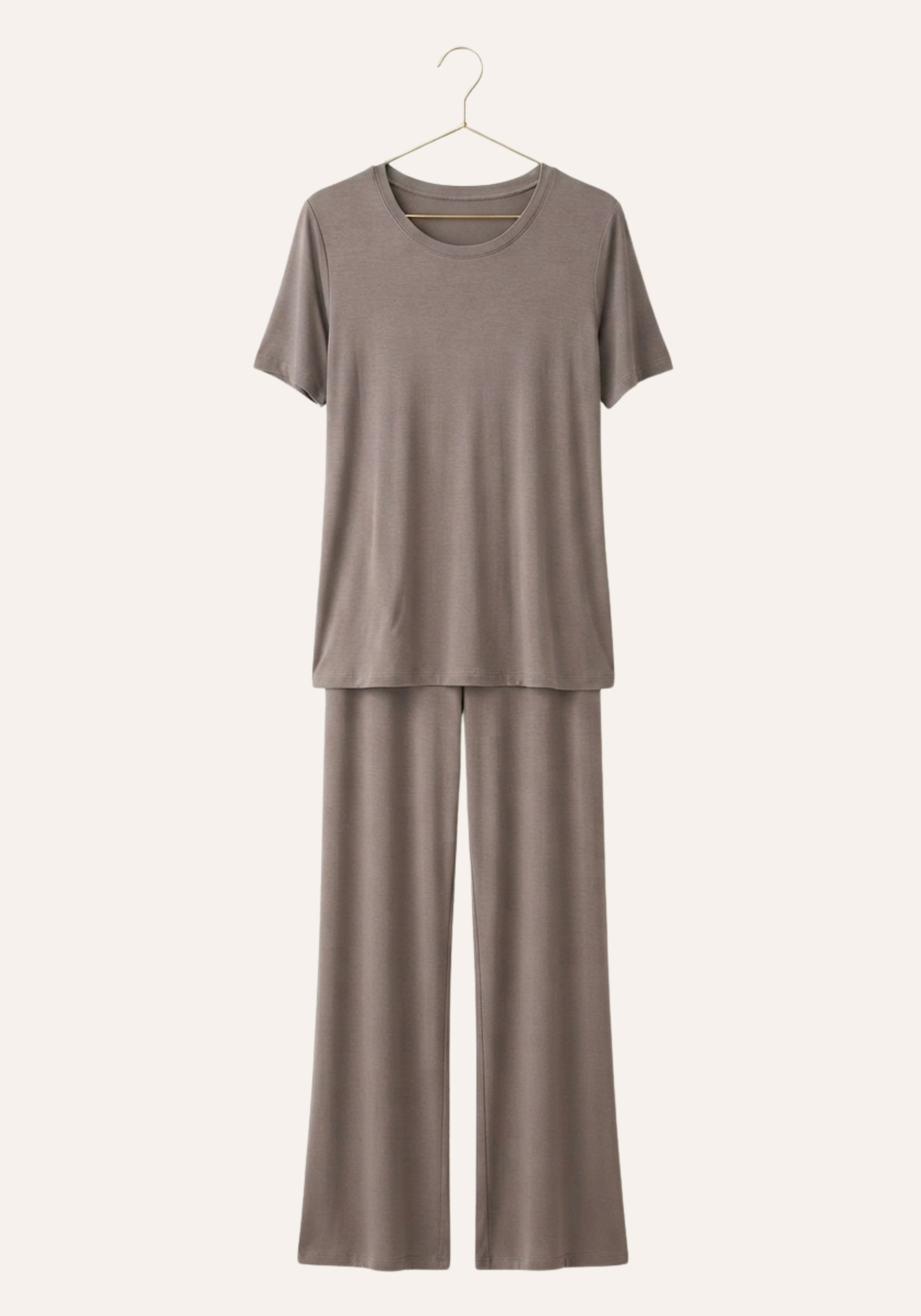 Plain Short Sleeve Pajamas