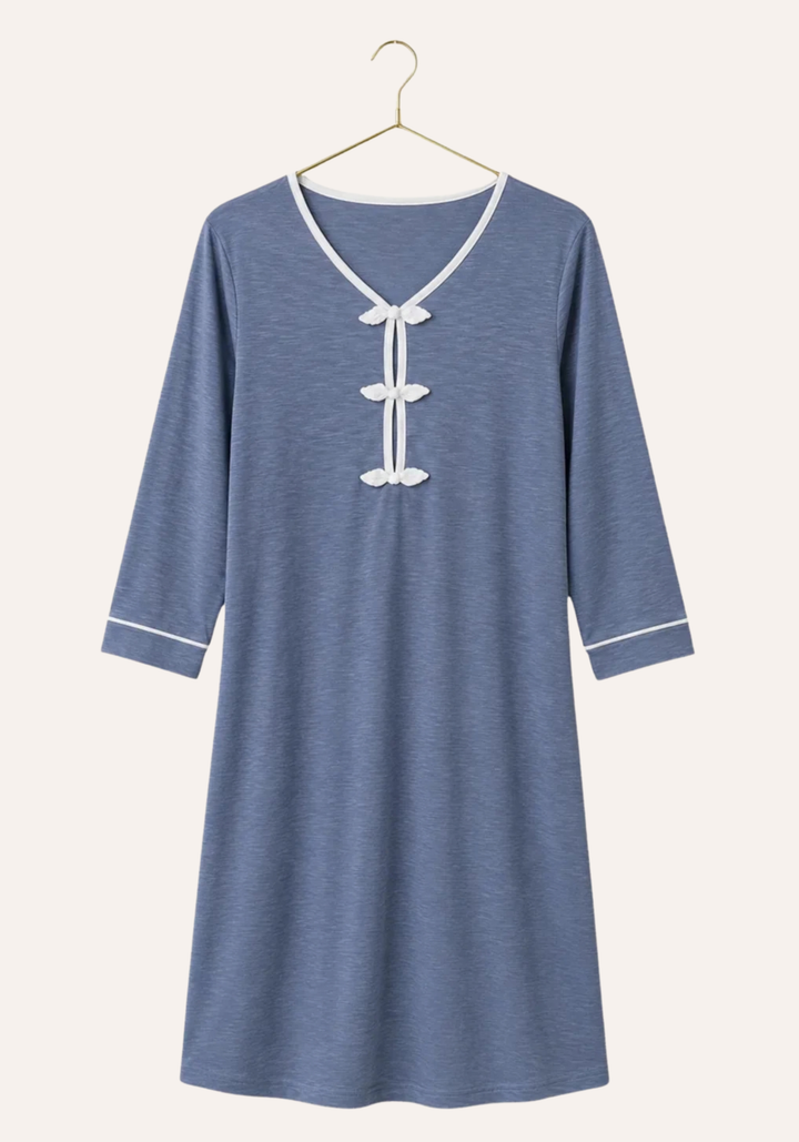 Maternal 2 Piece Short Robe And Short Nighty Set