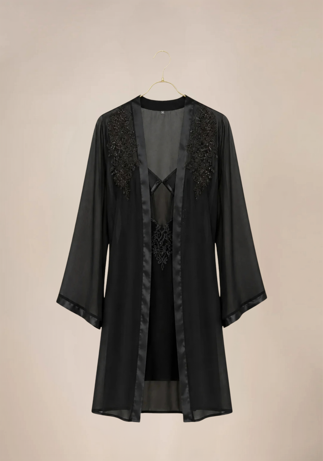 Set Of 6: Cami, Short, Top, Pant, Short Nighty, Short Sheer Robe
