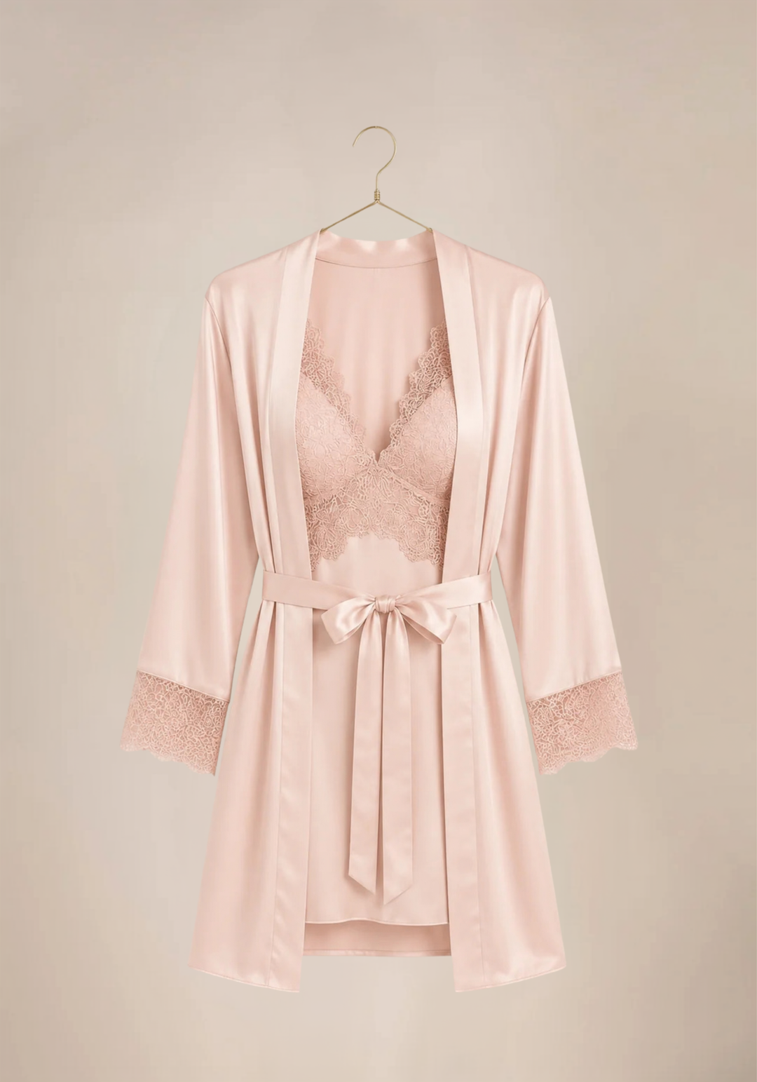 Set Of 6: Cami, Short, Top, Pant, Short Nighty, Belted Robe